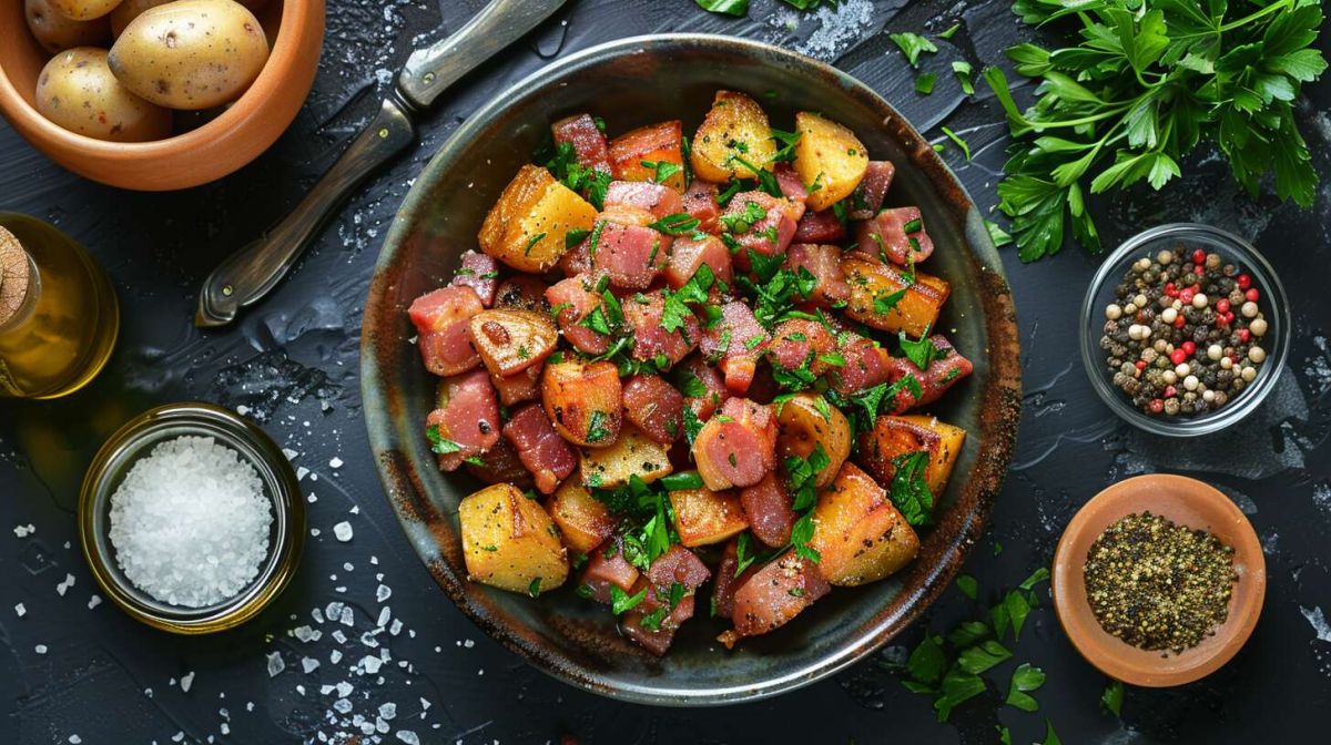 Salade au lard ardennaise : une tradition culinaire à savourer