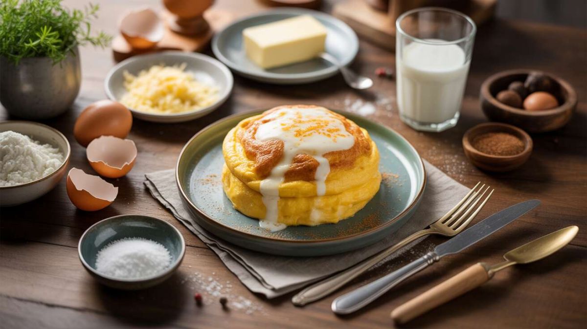 Découvrez l'omelette soufflée au fromage : une recette gourmande à réaliser facilement