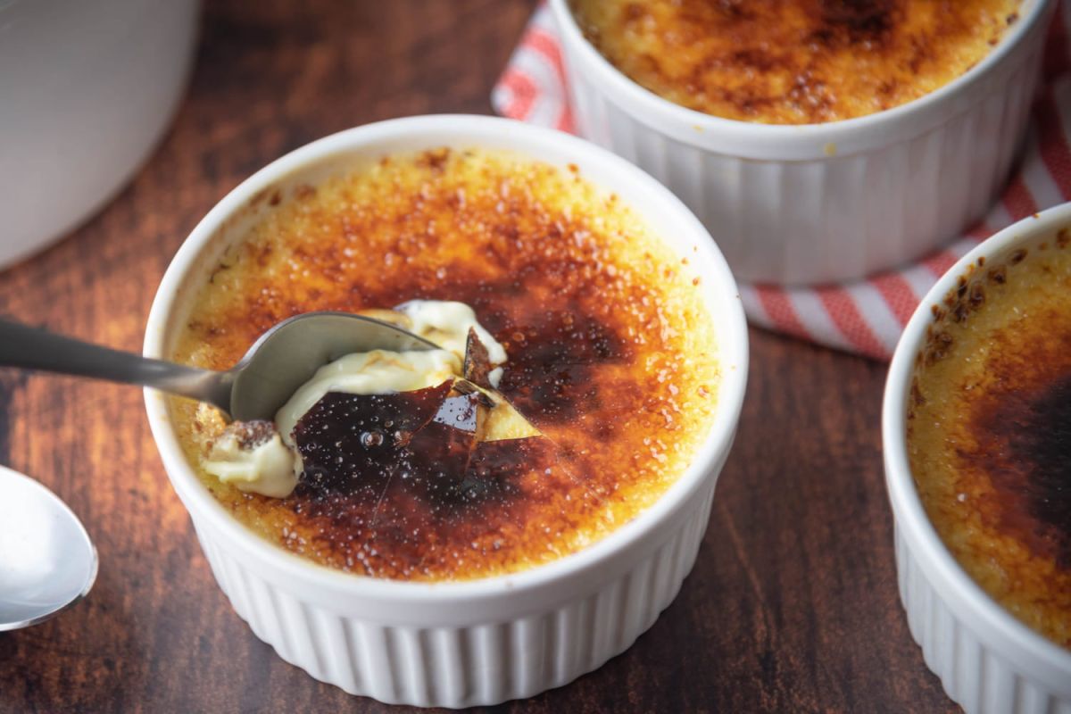La crème brûlée au limoncello de Diego Alary
