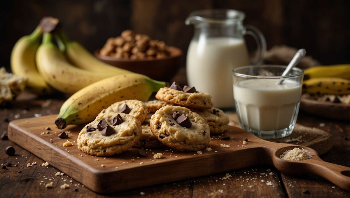 Dégustez des cookies à la banane pour une évasion tropicale