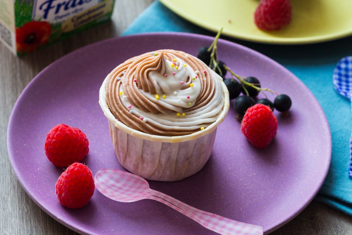 Des cupcakes marbrés pour des souvenirs gourmands