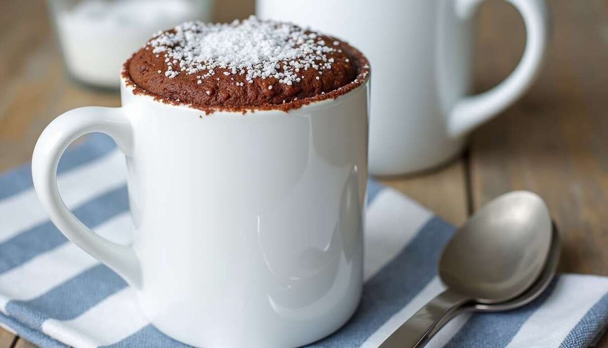 Mug cake chocolat-praliné : le dessert express qui fait fondre les cœurs