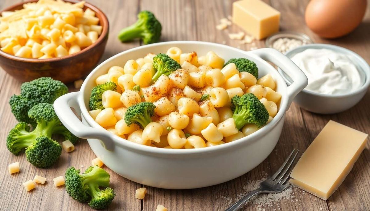 Un gratin de brocolis et macaronis qui va régaler vos papilles