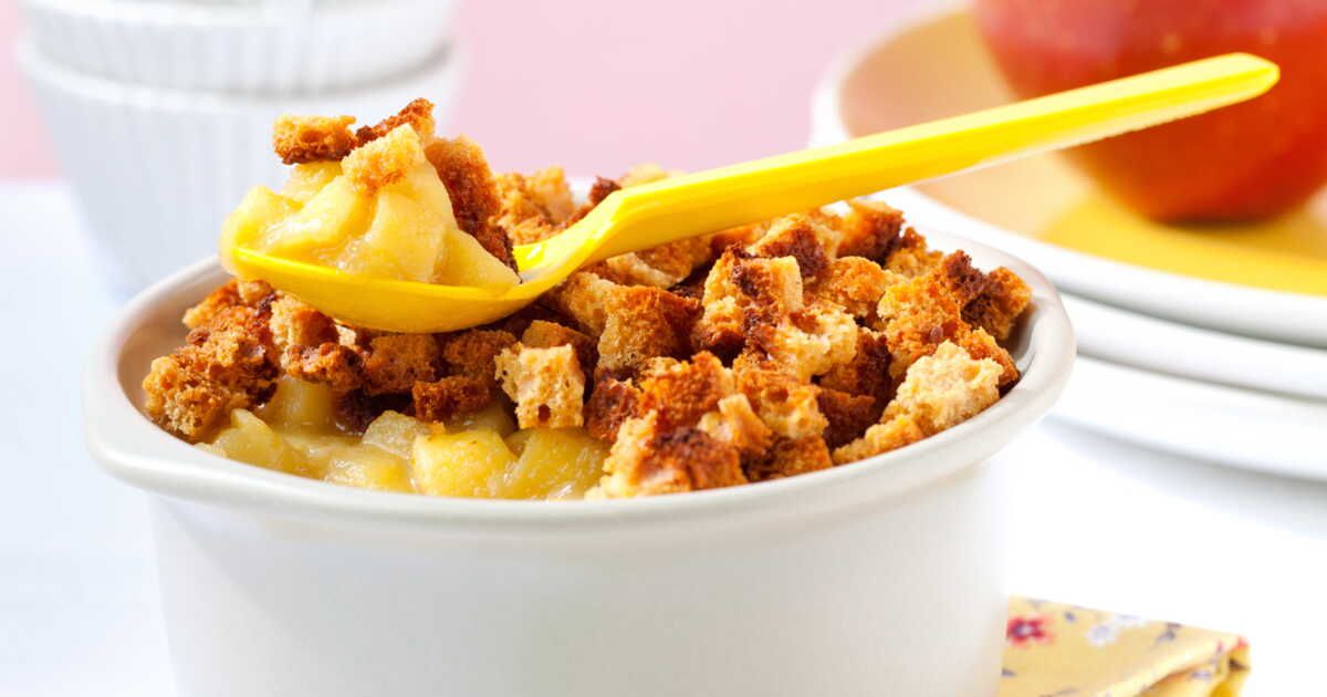 Crumble réconfortant aux saveurs de pain d'épice et Reine Claude