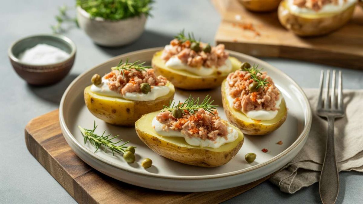 Une recette surprenante : les pommes de terre farcies sans four pour l'été