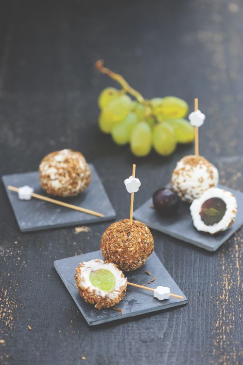 Boules surprises ricotta et raisin au cumin