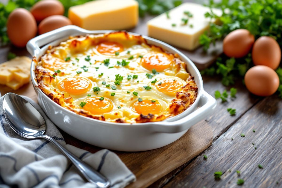 Un gratin d'œufs durs maison pour les repas conviviaux de l'automne