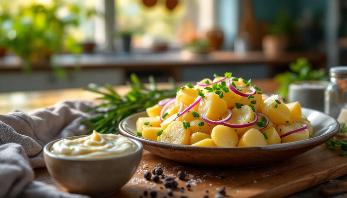 Une salade de pommes de terre qui va séduire vos papilles