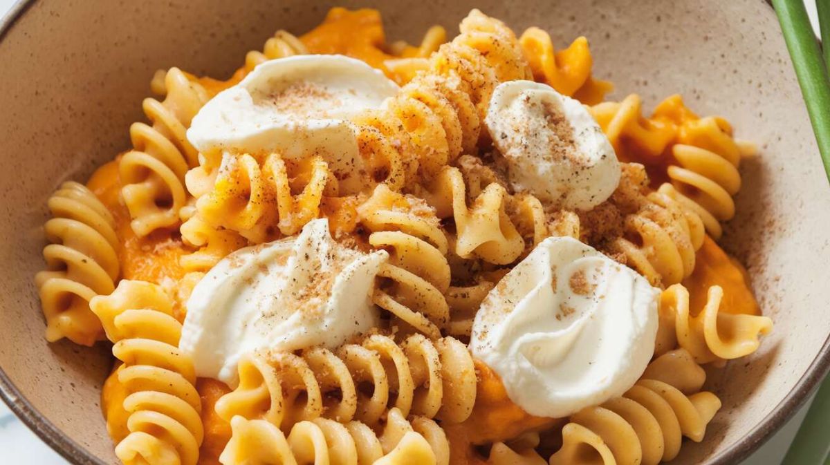 Savourez l'automne avec des fusilli à la crème de butternut