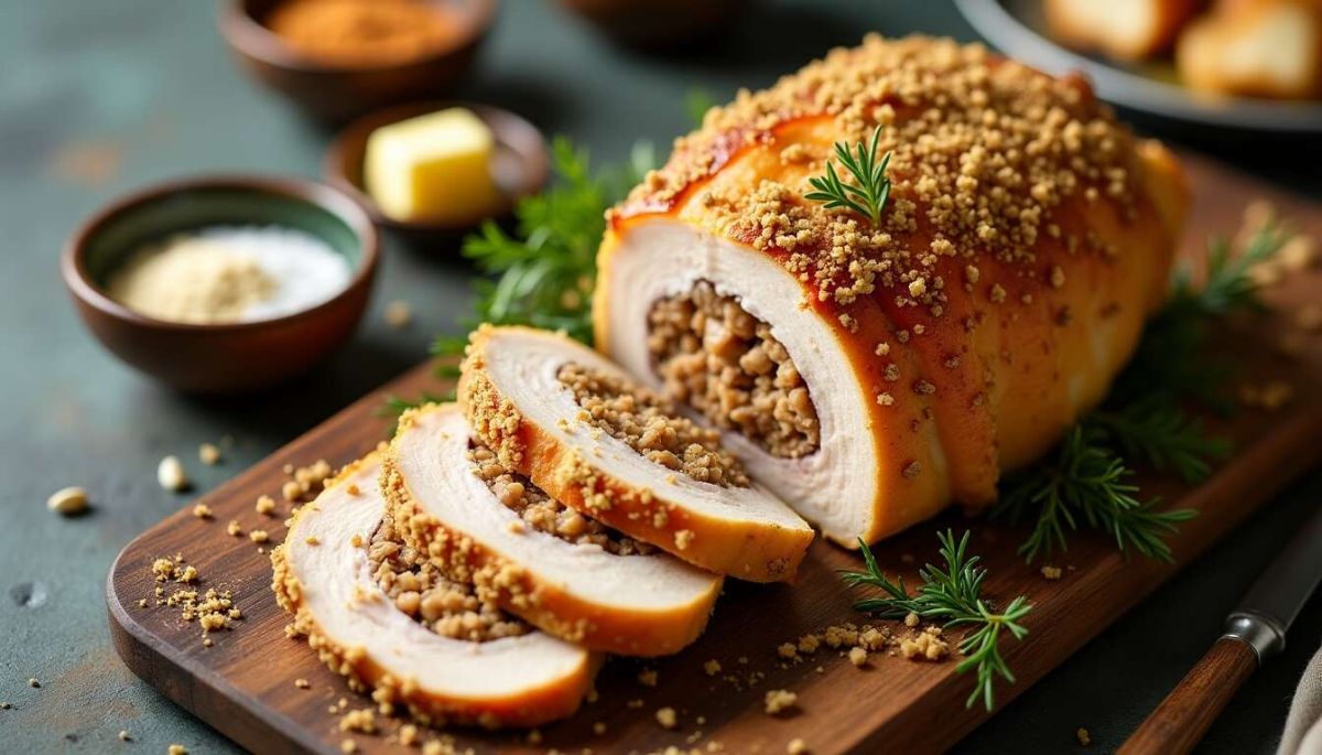 Une dinde farcie irrésistible : une recette à succès