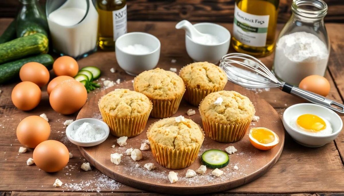 Muffins courgettes-chèvre : un délice moelleux à savourer