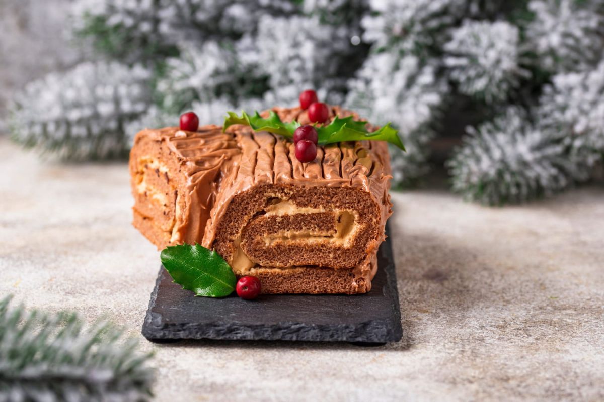 Des recettes de bûche de Noël légères et délicieuses