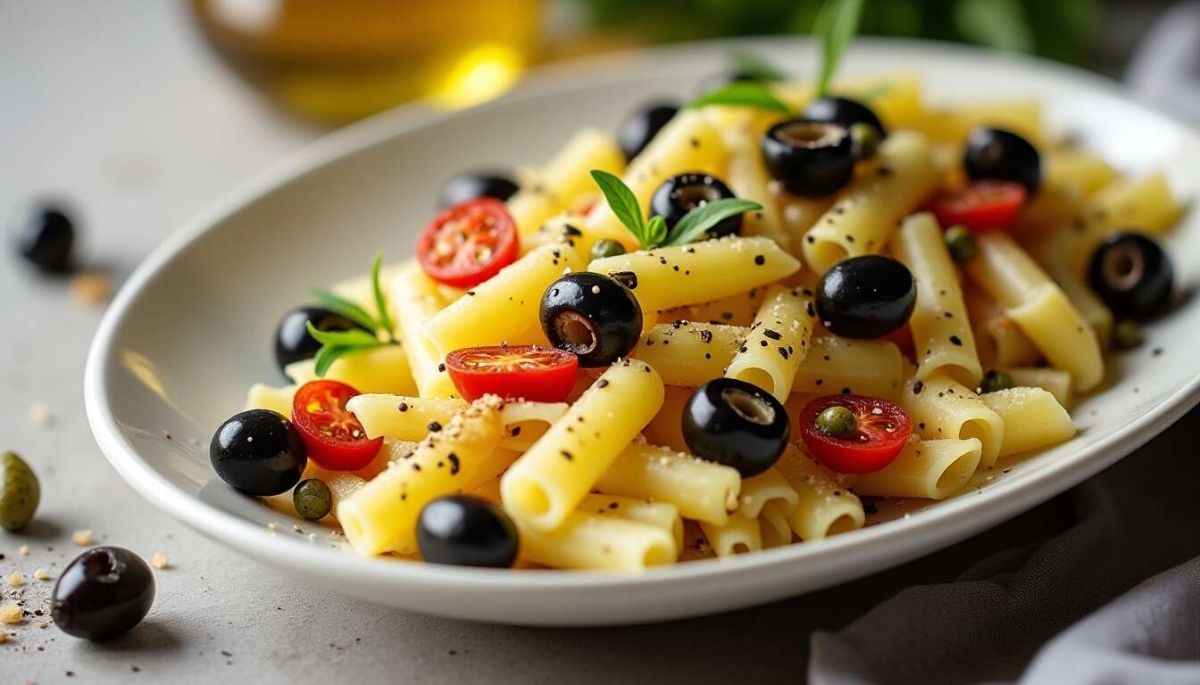 Savourez une salade de pâtes à l'huile d'olive : une recette simple et gourmande