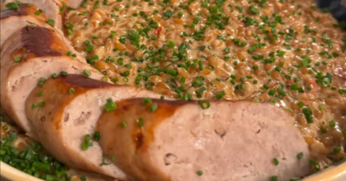 Un risotto à l'épeautre et saucisse : la recette réconfortante de Thierry Marx