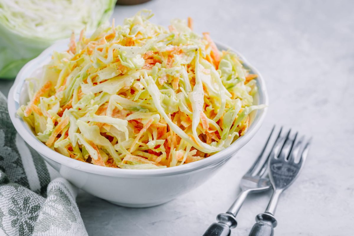 Le coleslaw acidulé de Cyril Lignac