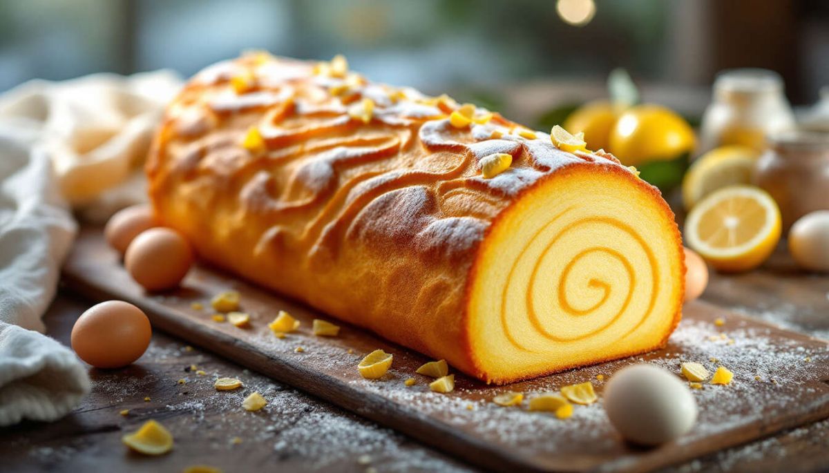 Une bûche de Noël au citron légère pour finir l'année en douceur