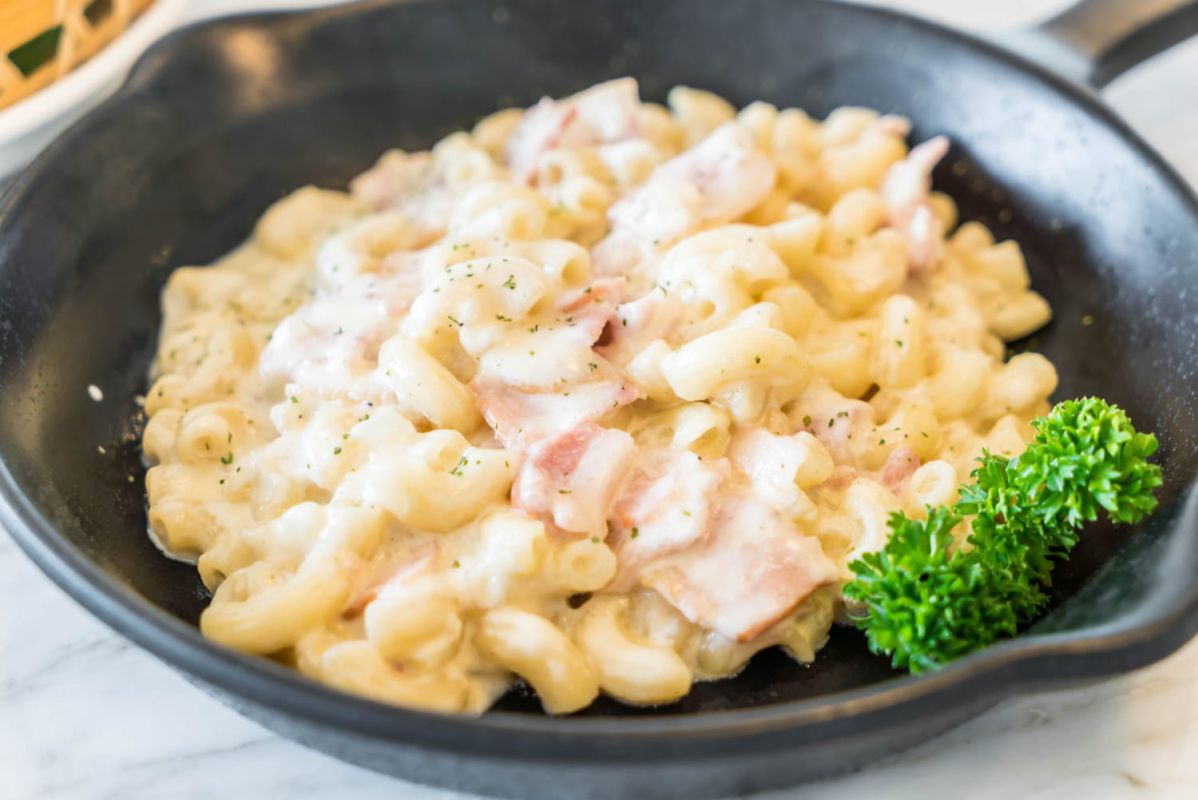 Un risotto de coquillettes jambon-fromage à savourer sans modération