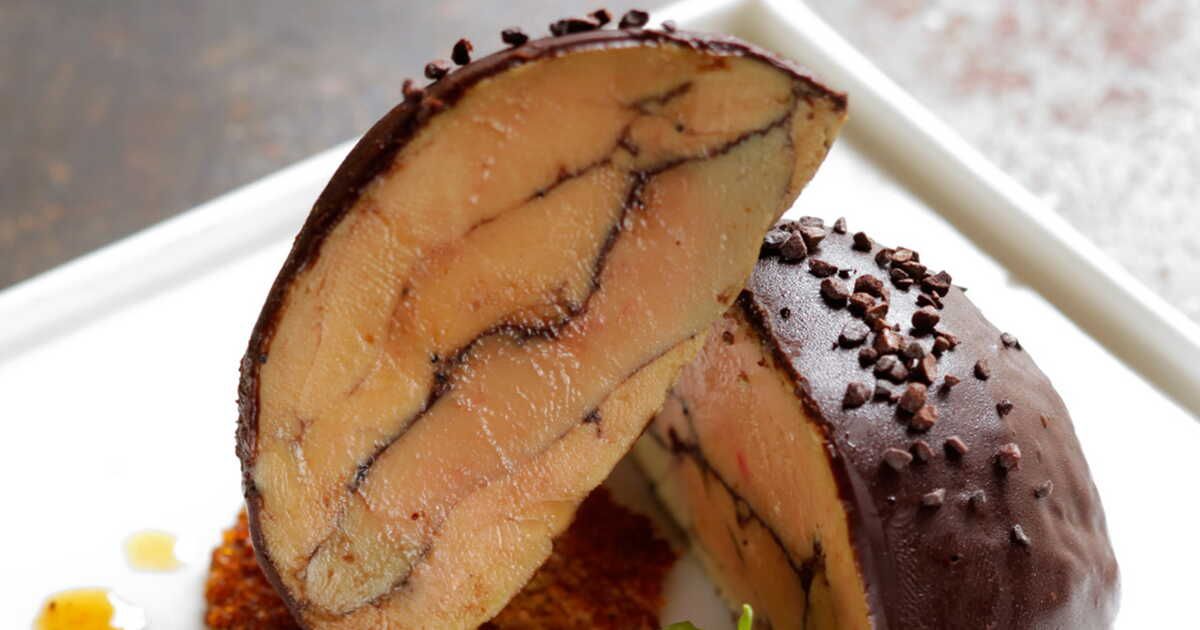 Bonbons de foie gras du Périgord au cacao