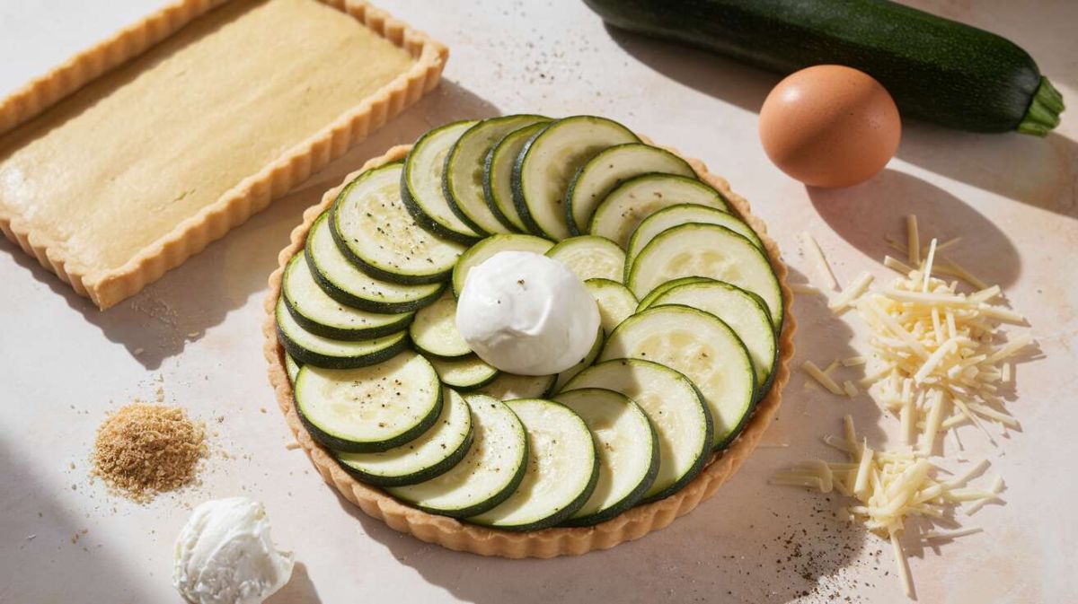 Un classique estival : la tarte aux courgettes qui séduit tous les gourmands