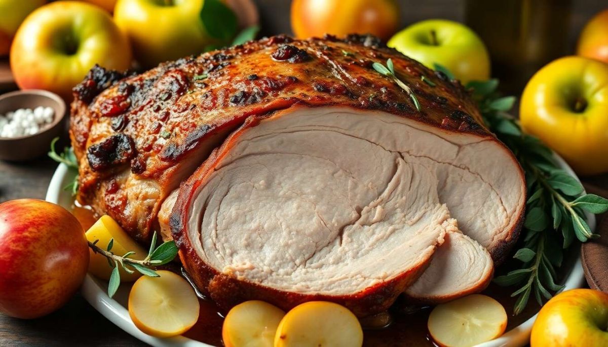 Un rôti de porc aux pommes et cidre qui va ravir vos convives