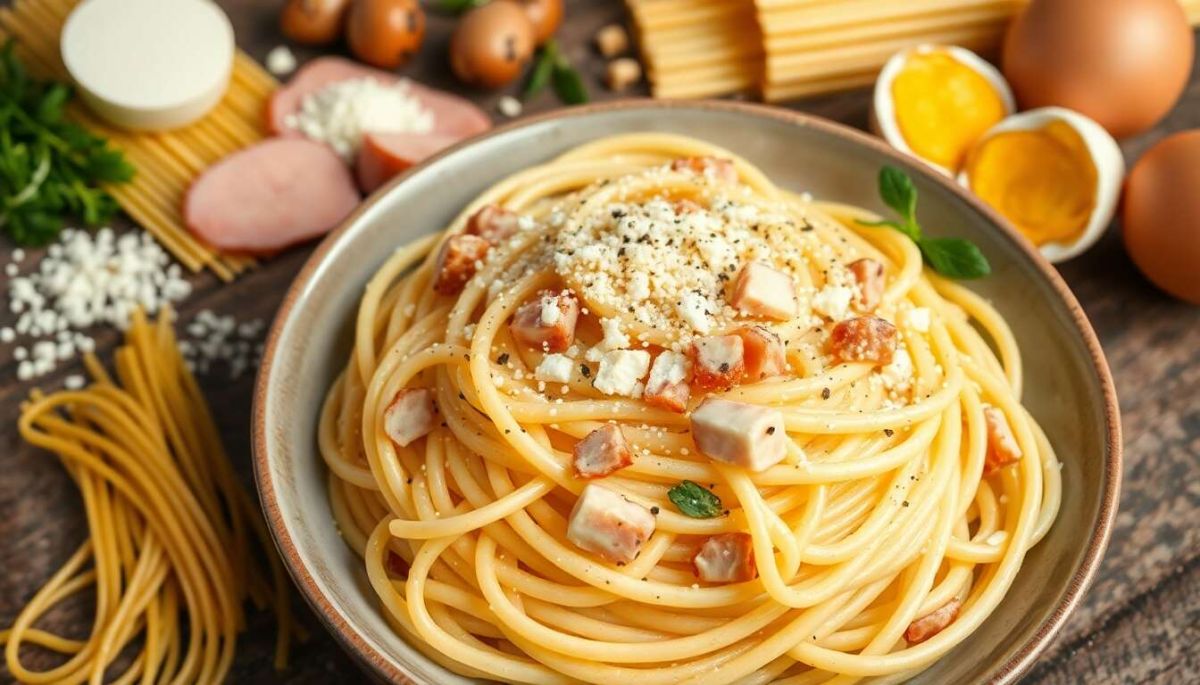 Recette authentique de pâtes à la carbonara