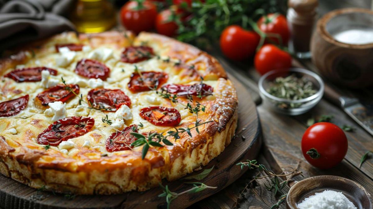 Un cake aux tomates séchées et feta pour un délice méditerranéen