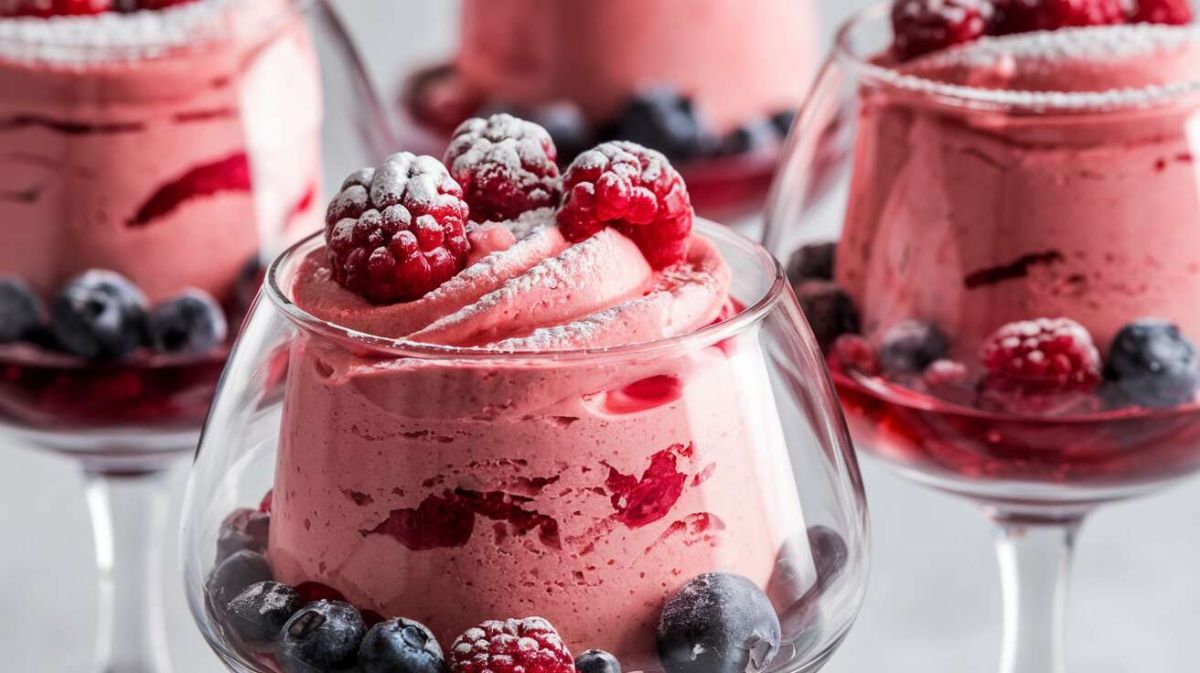 Mousse glacée aux fruits rouges : fraîcheur et légèreté pour vos journées d'été