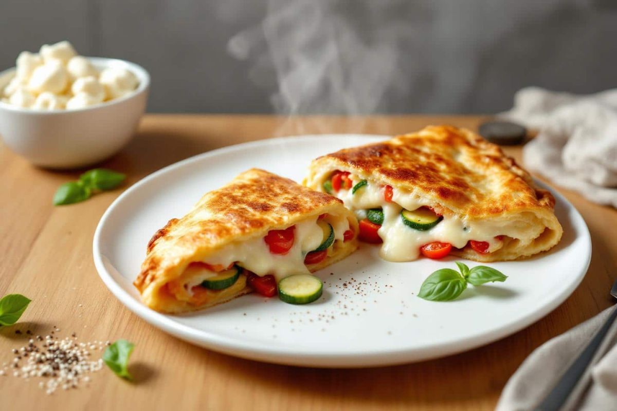Découvrez la calzone express : un plaisir malinois aux légumes et mozzarella fondante