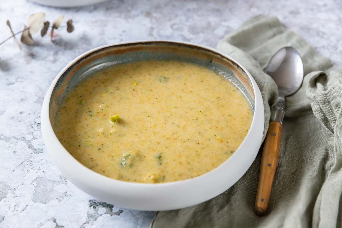 Soupe crémeuse au brocoli