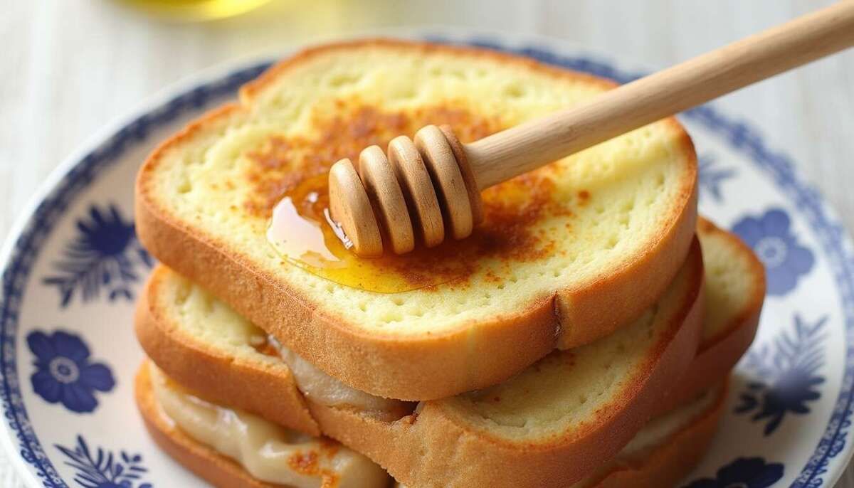 Une bouchée de plaisir : croque-monsieur chèvre et miel