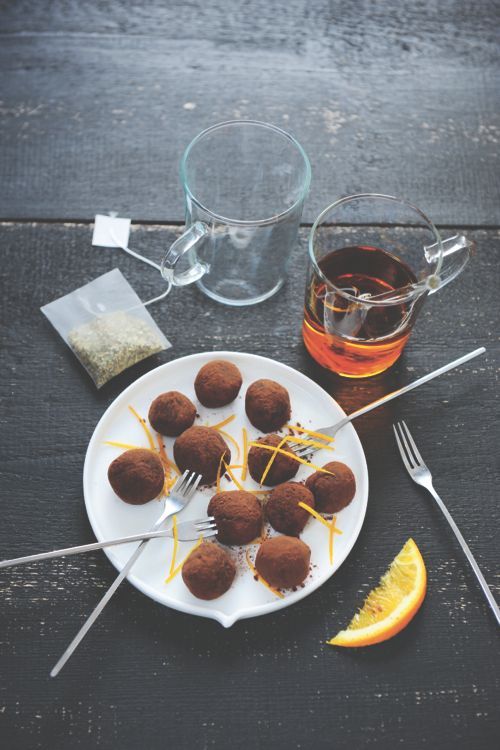 Des truffes façon chocolat-orange irrésistibles