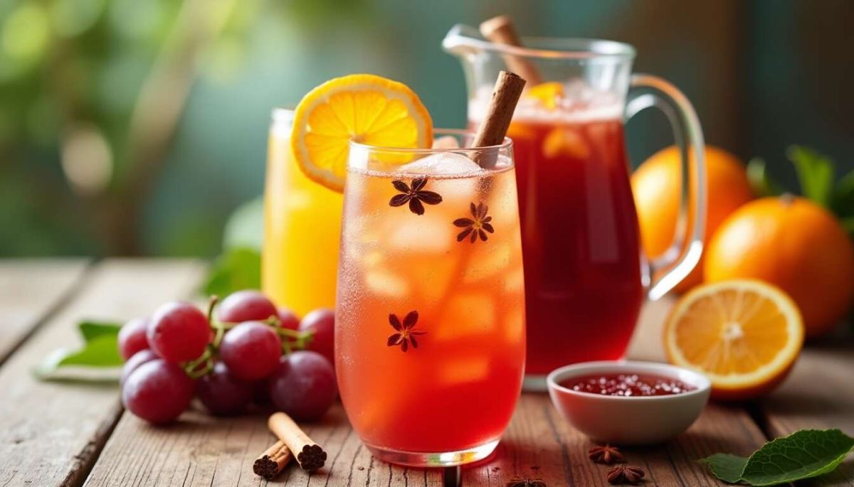 Une sangria sans alcool pour des moments festifs et rafraîchissants