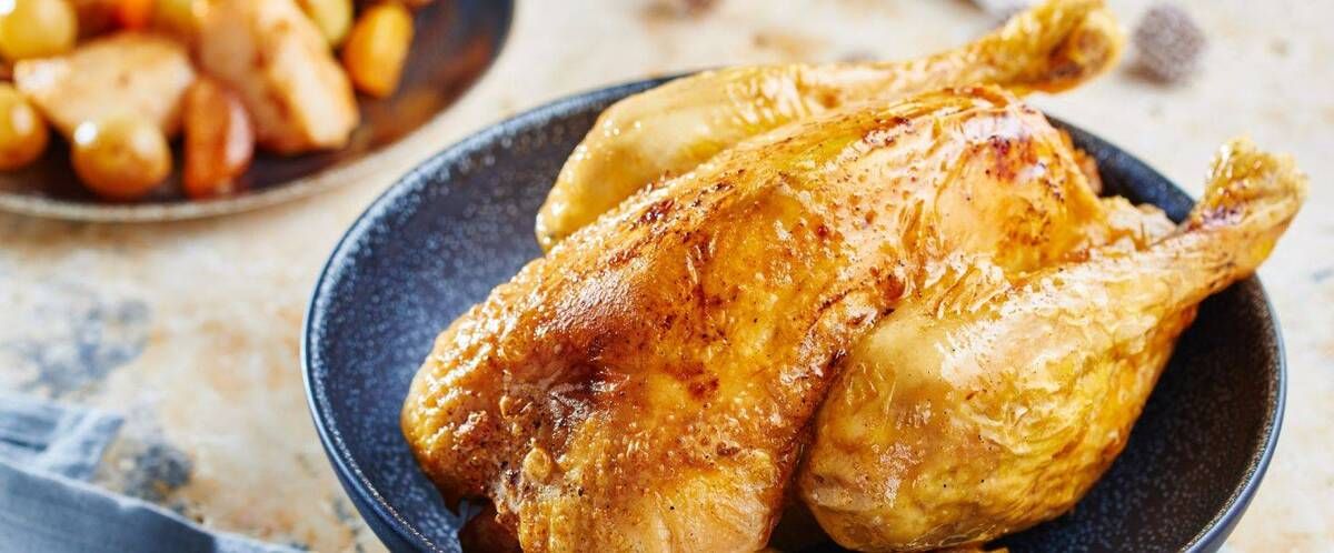 Recette de poularde de Noël aux fruits secs
