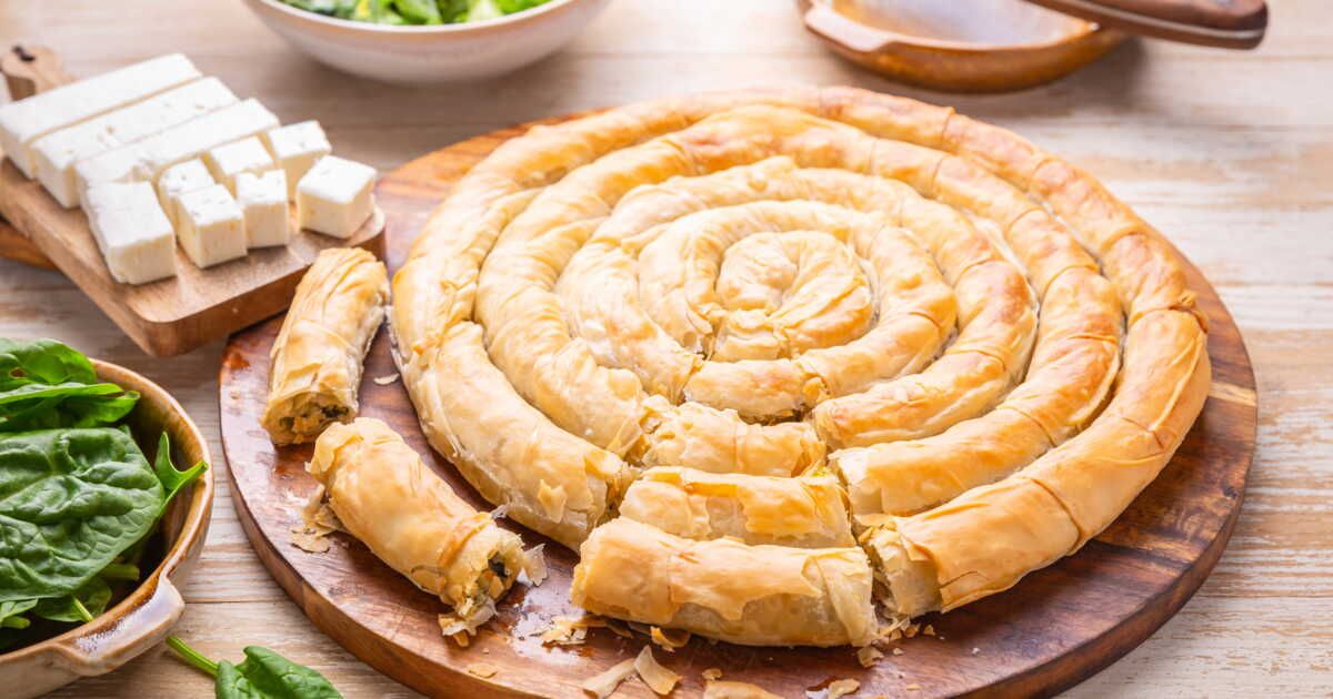 Tyropita : une tarte grecque irrésistible à la feta et à la ricotta