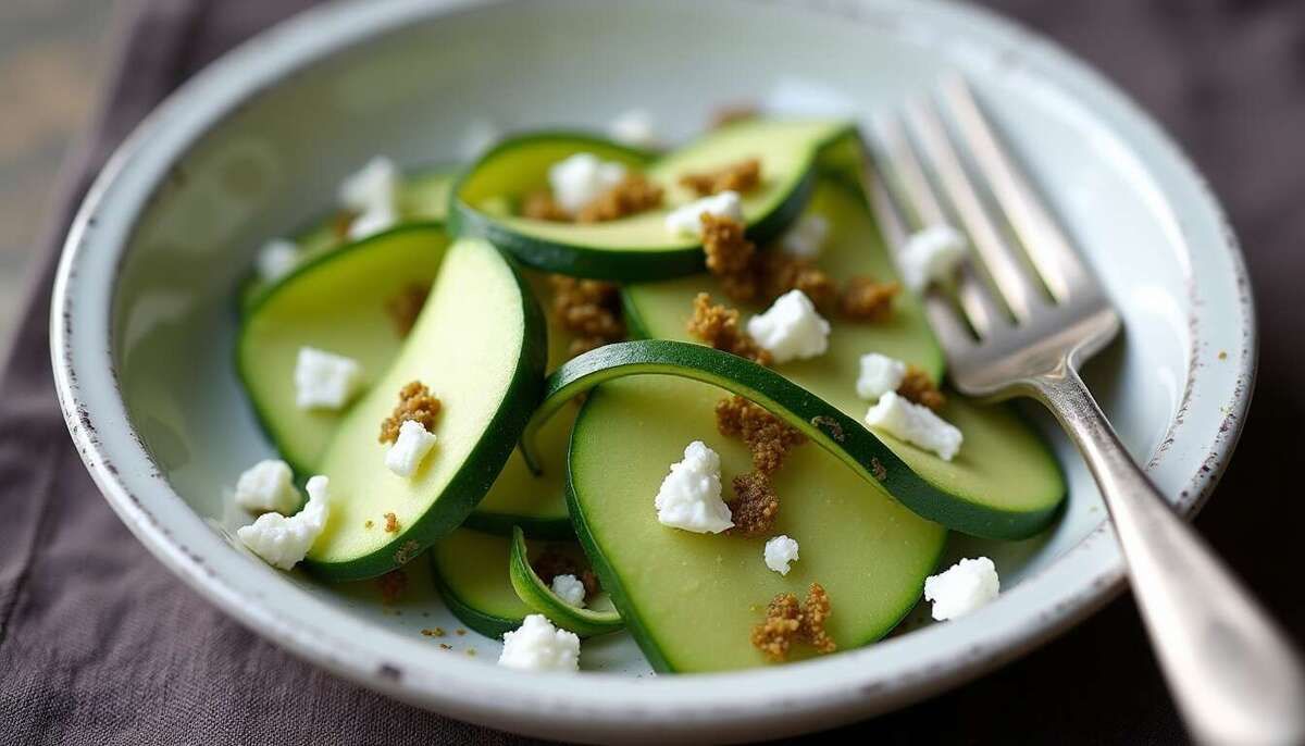 Savourez des tagliatelles de courgettes, légères et délicieuses