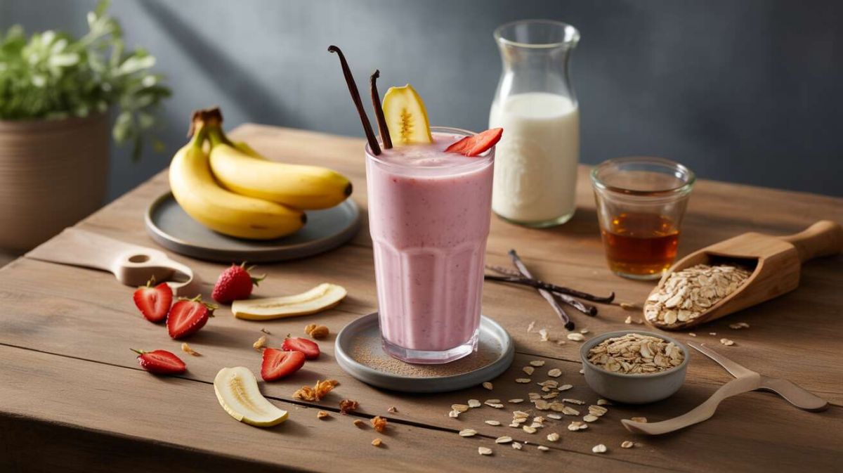 Un milkshake fruité pour allier plaisir et santé