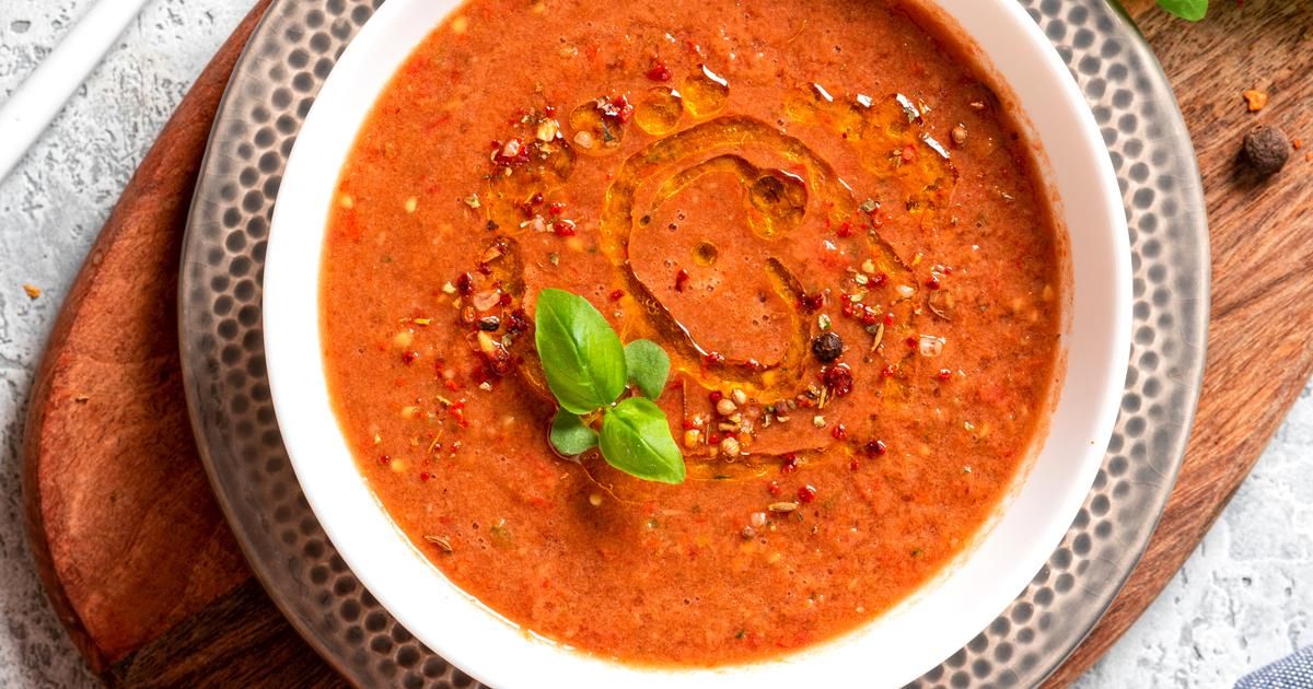 Un gaspacho coloré pour rafraîchir vos journées d'été