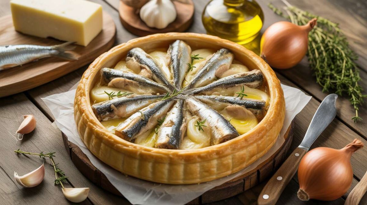 Célébration des saveurs : la tarte basque aux sardines et fromage de brebis