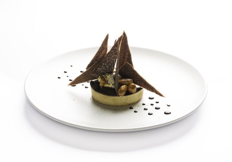 Tartelette à la lucuma et au chocolat