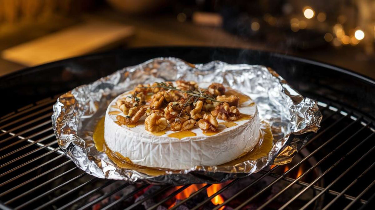 Savoureux camembert grillé pour vos barbecues d'été