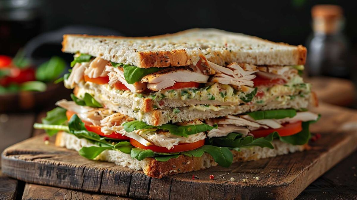 Découvrez le club sandwich au poulet : un délice rapide et savoureux