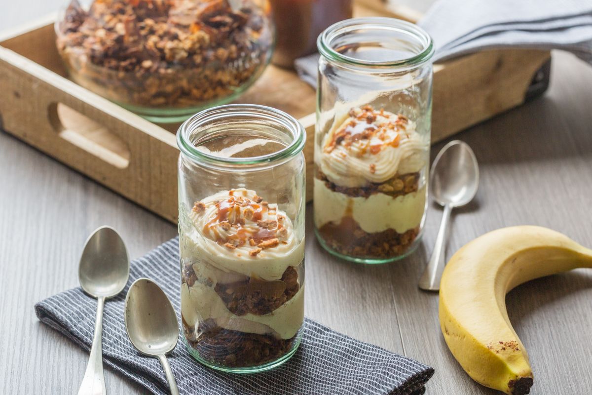 Banoffee en verrine (Banane & Caramel)
