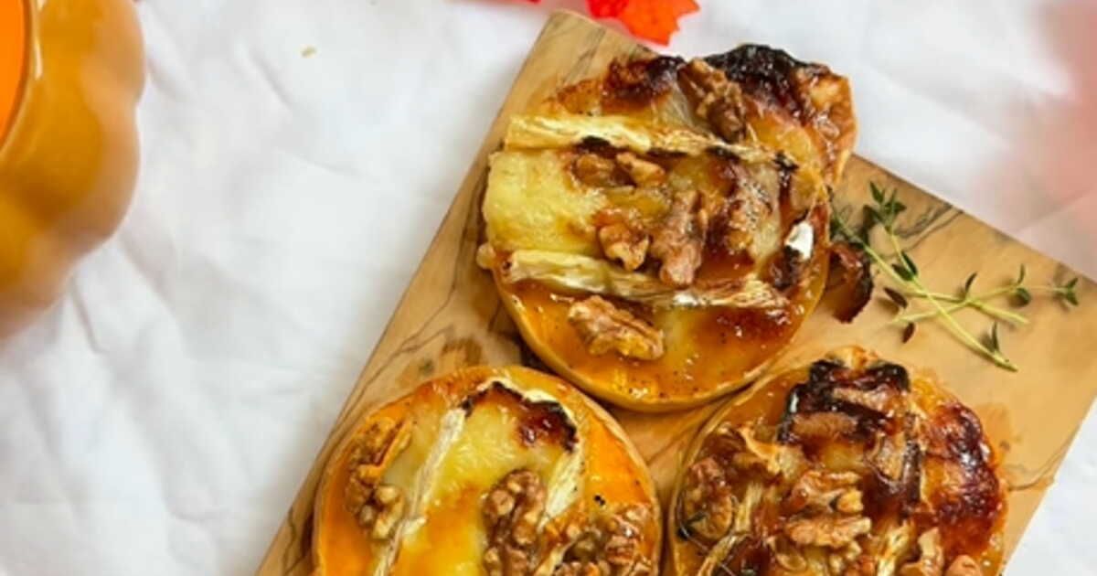 Dégustez des pavés de butternut en un éclair : la recette gratinée au brie, noix et miel