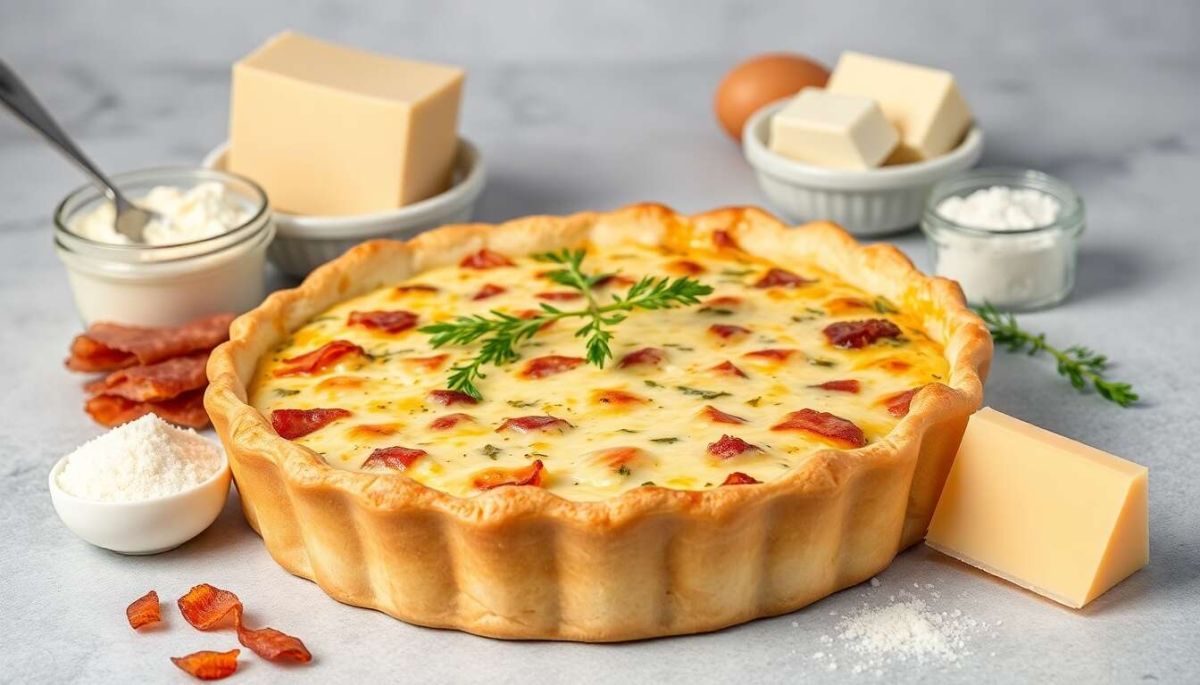 Découvrez la magie d'une quiche lorraine traditionnelle